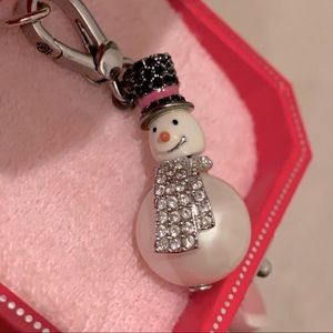 NIB Juicy Couture Silver Snowman charm